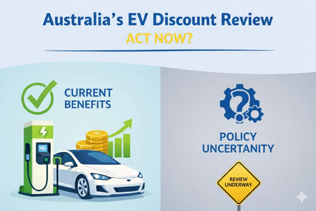 电动汽车（EV）已经正式从“小众”选择变成了澳洲道路上的主流。到 2025 年底，电动汽车已占澳大利亚新车销量的 8% 以上——这一巨大的飞跃很大程度上归功于联邦政府在 2022 年推出的电动车折扣（Electric Car