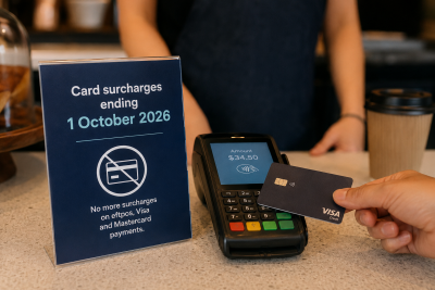 Ending card surcharges: What you need to know before 1 October 2026